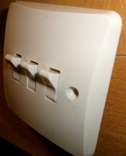 Vintage light switch ivory - light, switch.